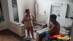 Strong anal pounding in brazilian fat bareback