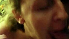 Amateur girl eagerly sucks two cocks