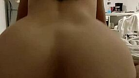 Latina Rides Big Black Cock