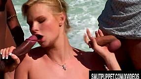 blonde tarra white fucked hard with both holes stuffed in rough action