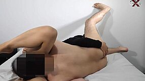 My sister sneaks in while i watch porn and i take her anal creampie