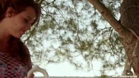 Rebekah boldly arouses Tereza by licking her pussy intensely