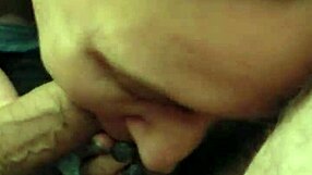 Amateur girl eagerly sucks two cocks