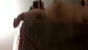 slave feels intense pleasure during bondage session