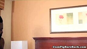 Nasty gay interracial fuck threesome blowjob rimjob