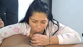 HORNY MOTHER-IN-LAW SEDUCES for BLOWJOB