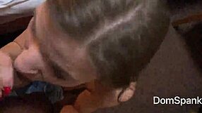 Cute European Girl Deep Throat My Dick During Casting