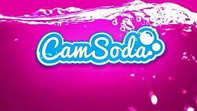 Horny teen intensely licked by lesbian best friend on webcam.