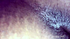 I saw this tiny ebony ass farting, oh my