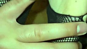 Juicy ass and juicy pussy housewife in bedroom couple play