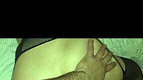 Juicy ass and juicy pussy housewife in bedroom couple play