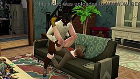 gay threesome with big cock assfucking