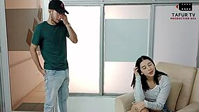 Deep throat creampie oral con la polla de mi hijastro - parte 1