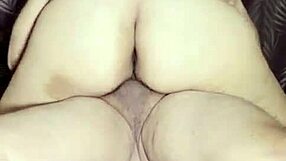 mexican girl rides small dick to two orgasms!