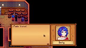 emily gets public outdoor sex in stardew valley mod