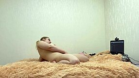 Teen Girl With Big Tits Shaved Pussy Masturbates Hard On Webcam