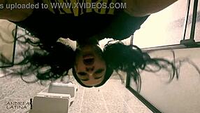 We couldn't resist the urge and fucked in the bathroom