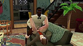 gay threesome with big cock assfucking