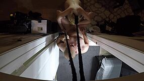 Annie Archer bathes in shower with pov fetish view