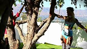 Brooke brand lesbian fuck with big tits, pussy, oral, nude babe