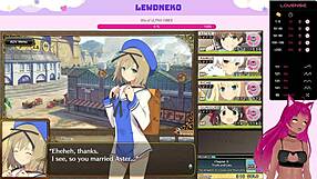 This lewdneko streams Hentai game Evenicle Part 9