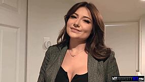 adria rae deepthroats and rides big cock while husband is away