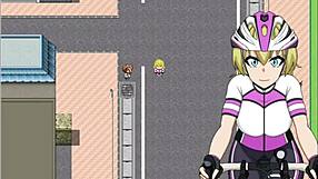 Blonde Loses Race, Gets Tits Grabbed Outdoors