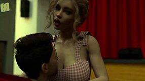 Nursing brings back pleasure in this 3D amateur homemade scene