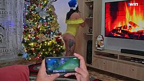 Follando Con Mi Amiga Hermosa En Navidad