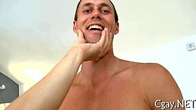 Homosexual Couple Sharing an Intimate Kiss in Video