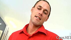 Homosexual Couple Sharing an Intimate Kiss in Video