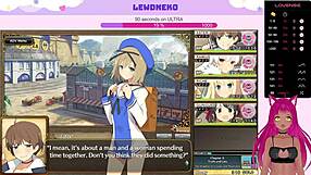 This lewdneko streams Hentai game Evenicle Part 9