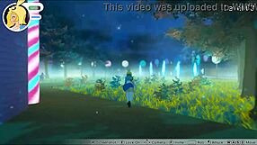 In hotglue pornplay hentai game ep 3, she sits on face while rubbing clitoris