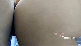 Schoolgirl in uniform fucks amateur in homemade video, cum on ass