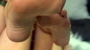 Saucy and sensual woman shares her foot fetish and fist fun