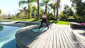 Morning yoga turns into hardcore sex with Chloe Amour.