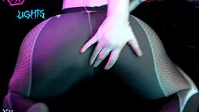 spider-gwen masturbates in her close-up sex tape