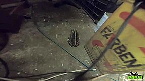 behind the scenes, gabriela ramos records with bettohfitness in the carpentry shop