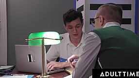 Hey, college boys gangbang heather honey in public library