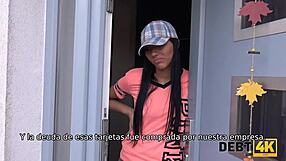 i got adelle sabelle fucked by the musclar debt collecter