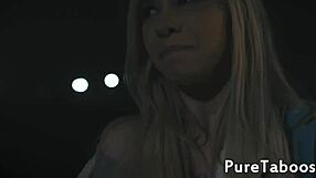 Smalltits Stepteen Seduces Sapphic Stepmommy Outdoors