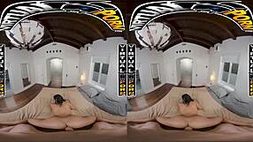 I experienced virtual reality with latin girls like serena santos and sophia leone