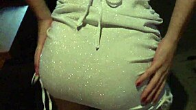 Teen girl showing off exhibitionism