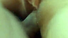 Mother-in-Law Strips on Sofa and Spreads Legs Wide