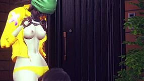 Killjoy abandoned the Valorant match to ride her tight pussy