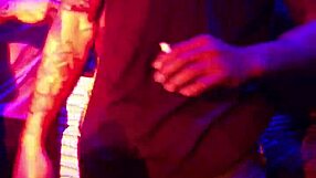 Girl Sits on Ciroc Bottle While Eating Girl Out on Stage