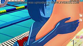 slimegirl in 3d hentai pool adventure