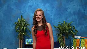 look, sexy angel sucks and fucks chap