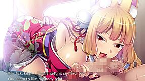 Ready for your morning blowjob from the fox girl?