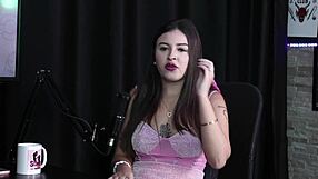 beautiful brazilian in sheer red lingerie compilation